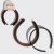 Black & Chocolate Satin & Velvet Headbands