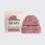 Glazey Satin-Lined Beanie in Blush