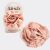 Satin Rosette Flat Cloud Clip in Terracotta - Medium